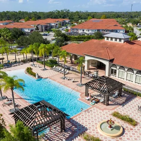 Four Bedroom W/ Screened Pool Close To Disney 4572